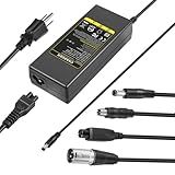 SGS Certified 42V 2A Scooter Charger with 5 Plugs Connections, for Razor/Jetson/Voyage, Gotrax, Ninebot Electric Charger for 36V 10S Li-ion Battery