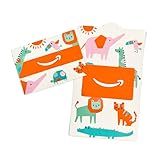 Amazon Physical Gift Card in Mini Envelope - Zoo Animals | Birthday