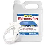 STAR BRITE Waterproofing Spray - Marine Grade Protection for Boat Covers, Bimini Tops, Tents, Jackets, Backpacks, Boots, Awnings, Patio Covers & More - 64 OZ w/Sprayer (081964)
