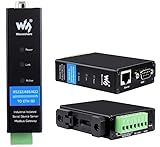 RS232/485/422 to RJ45 Ethernet Converter Industrial Isolated Rail-Mount RS232/485/422 Serial Server TCP/IP to Serial, Modbus Gateway, MQTT Gateway, RS485 to JSON, etc.