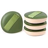 4-Pack Makeup Sponges – Latex-Free Blender Set for Foundation, Concealer & Powder, Soft, Reusable & Beginner-Friendly Beauty Tools (Green)