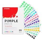 Jo Dominic Pimple stars Patches for Face, 4 Size 320 Counts Acne Patches, Hydrocolloid Patches for CoveringZits and Blemishes, Spot Stickers with Salicylic Acid, Tea Tree Oil