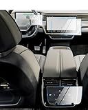 [Upgrade] 3 Pack fits for Rivian R1T R1S 2022 2023 2024 2025 15.6'' Navigation, 12.3'' Digital, 6.5'' Rear Console Touch Screen for Touchscreen Tempered Glass Ultra Clear Car Radio Screen Cover
