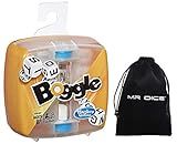 Mr Dice Boggle Game Bundle With Drawstring Bag - Classic Boggle for Adults