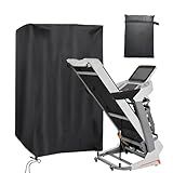 Folding Treadmill Cover, Running Machine Cover, Oxford Cloth Waterproof Dustproof Exercise Equipment Bag with Drawstring and Storage Bag For Outdoor Indoor Gym Treadmill