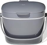 OXO Good Grips EASY-CLEAN COMPOST BIN - CHARCOAL - 1.75 GAL/6.62 L