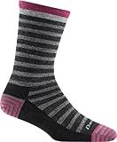 Darn Tough Vermont Women's Morgan Crew Lightweight Lifestyle Sock (Style 6039) - Charcoal, Medium