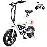 AYOLNY Electric Bike, 1000W 14" Foldable Ebike for Adults