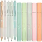 BLIEVE - Aesthetic Highlighters and Gel Pens With Soft Ink and Chisel Tip, Bible Highlighters and Pens No Bleed, Dry Fast Easy to Hold, for Bible Journaling Planner School Supplies (PASTEL)