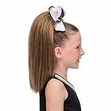 Girly Curls Straight Ponytail Cheerleader Hairpiece 14" (Cocoa)