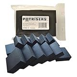 POTRISERS Large 2" x 2" x 3/4" - 12 Pieces Outdoor Plant Risers & Drainage Invisible Pot Feet Elevates up to 3 Planters, Pots, or Statues – Ideal for Patios, Decks, and Gardens