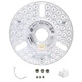 DPXMYG 5" LED Ceiling Fan Light Retrofit Kit,18W,5CCT 3000K/3500K/4000K/5000K/6000K Adjustable,120VAC ETL Light Kit for Ceiling Fan