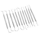 DDP 12 Piece Dental Probe Pick Tool Instrument Set Stainless Steel Scaler PR-296