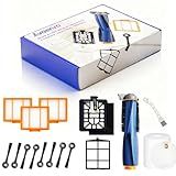 Replacement Parts Compatible with Shark AV2511AE AV2501S AV2610WA AV2501AE RV2502AE RV2610WA RV2520 AV2510 Accessories Kit with Main Brush,Filters,Foam Filters,Primary Filter,Side Brushes