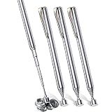 Patelai 4 Pieces Telescoping Magnetic Pick up Tool, 25 Inch,Silver