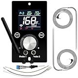 Universal WiFi PID Digital Thermostat for Traeger Control Panel Replacement for Pit Boss Controller for Asmoke Z Grills and More Wood Pellet Smoker with Temperature Meat Probe Grill Accessories