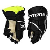 TronX Force Ice Hockey Gloves - Durable & Lightweight Protective Equipment for Hockey Players for Youth, Junior & Senior (12 Inch)