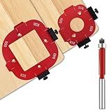 ETCYAOXIN Router Templates and Jigs for Woodworking,Guides and Edge Guide for Precision Routing,Router Tool,Corner Radius Templates for Routers R10/R15/R20/R25/R30/R35/R40/R50