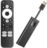 Phantom Dcolor GD1 4K Android TV Stick Certified KD3 Assistant Voice Remote Prime Video Chromecast Play Store Bluetooth 4K HDR 10+ Dolby Audio XM3 2.1 Dual Band WiFi USB-C GD 1
