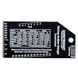 MusicNomad Precision String Action Gauge Ruler for String Height- Metric, SAE, 64ths (MN602)