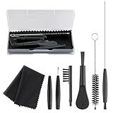 Hearing Aid Cleaning Kit Supplies for Oticon/Phonak/Starkey，Earring Aids Amplifier Cleaner Case Hard Pocket Size Tools，Earing Brushes Kits Accessories in Ear Monitor, Earbuds/Headphones/Airpods Brush