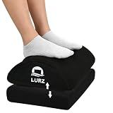 Ergonomic Foot Rest Under Desk for Office Desk Accessories – Adjustable Height Memory Foam Foot Stool Under Desk for Home Office Chair & Gaming Chair – for Back & Hip Pain Relief