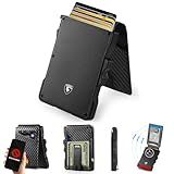 GSOIAX Wallet For Men,RFID Blocking Smart Pop Up Card Wallet,Metal Aluminum Credit Card Holder Bifold Wallet,Holder Wallet for 8-13 Cards Mens Wallet