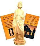 Westmon Works Saint Joseph Home Selling Kit Mini Statue with Real Estate Prayer and Instructions, Made in The United States