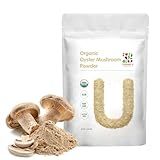 Unleash’d Organic Oyster Mushroom Powder 16oz – 100% Pure Superfood, Supports Immunity & Wellness