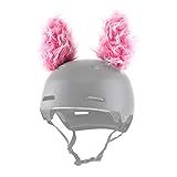 ParaWild Lynx Helmet Accessories w/Sticky Hook & Loop Fastener Adhesive (Helmet not Included), Fun Helmet Bunny/Rabbit Ears/Covers for Snowboarding, Skiing, Biking for Kids, Toddlers and Adults