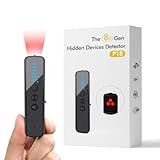 abyliee Upgraded Hidden Camera Detector - AI-Powered Anti-Spy Device, GPS Tracker & Bug Detector, Portable RF Signal Scanner for Hotels, Travel, Home & Office (Black)