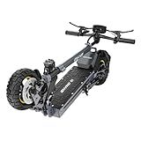S1 Electric Scooter Adults, 1200W Peak Motor Off Road Electric Scooter, Up to 30 Miles Range / 28MPH, 10" Offroad Pneumatic Tire, Dual Suspension, Max Load 330LBS, Portable Folding Commuting