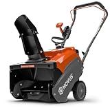 NOVUS Single Stage Gas Snow Blower, 18" Clearing Width, 10.5" Clearing Depth, 190° Remote Chute Control, Compact, Lightweight Design, Steel-Reinforced Rubber Auger, Recoil Start
