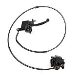 Aynaxcol Left Hydraulic Brake Master Caliper Rear Hand Hydraulic Disc Brake Assembly Replacement for 50cc 90cc 110ccc 125cc Chinese Taotao Roketa Sunl Go-Kart Dune Buggy Quad ATV Dirt Mini Bike