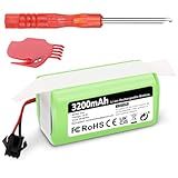 Keenstone 14.4V 3200mAh Replacement Battery for eufy RoboVac 11 11C 11S Plus 11S MAX 12 15C 15C MAX 15T 25C 30C G10 Hybrid G30 Edge R500 R450 & Ecovacs Deebot N79 N79S N95 DN622 661