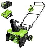 Greenworks 40V 20'' Snow Thrower 5Ah Battery