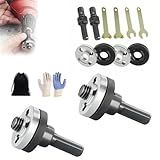 Conversion Angle Grinding Adapter Connecting Rod Kit for Electric Drill, 2026 New Angle Drill Adapter Accessories with Replacement Grinder, Wrench Power Tools for Metal Deburring(2pcs)