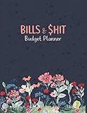 Bills & $hit Biweekly Budget Planner: Paycheck Workbook to Track Expenses and Savings - Debt Payoff Tracker - No Spend Challenge - Undated Calendar - ... Organizer - Income Budgeting Book - Blue