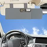 Car Visor Extender TFY Anti-Glare Sun Visor Extender Window Sunshade and UV Rays Blocker (Gray)