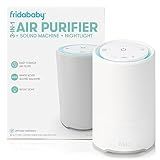 Frida Baby 3-in-1 Baby Air Purifier for Allergy Relief, Sound Machine for Sleeping + Nightlight, HEPA Filter Purifier for Bedroom with 3 Fan Speeds, Easy-Change Filter, Auto-Off Timer