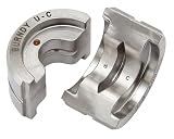 BURNDY UC Crimp Force Capacity: 12 TON, Index C, Stainless Steel, U DIE