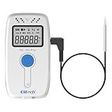 Elitech PDF USB Digital Temperature Humidity Data Logger Reuseable Recorder DDL 64000 Points High Accuracy, Shadow Data, Built-in Buzzer, Auto PDF CSV Report, Windows/MacOS Software, RC-4H Pro