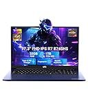 NIMO 17.3" IPS FHD-Gaming-Laptop, AMD Ryzen 7 8745HS 32GB DDR5 RAM 1TB SSD (8C/16T, up to 4.9GHz) Radeon 780M Graphics Business Computer with 100W Type-C Backlit Keyboard, Fingerprint USB-C 4.0