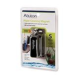 Aqueon Aquarium Algae Scraper, Fish Tank Cleaning Magnets for Glass/Acrylic, Small, Black