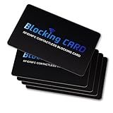 RFID Blocking Card (5 Pack) for Wallets, Slim RFID/NFC Blocker - One Card Protects Entire Wallet & Passport, Contactless Debit/Credit Card Protector, Anti-Theft Protection for Men & Women
