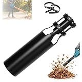Leaf-Blower Booster-Leaf blowernozzle Accessory Wireless Powerful Booster Suitable for 2-4 inch Leaf blowers, Easy-to-Install air Flow acceleratorgarden Cleaning Wonder (1, Black)
