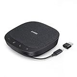 Anker PowerConf S330 USB Speakerphone, Conference Microphone for Home Office, Smart Voice Enhancement, Plug and Play, 360° Voice Coverage, Powerful Sound, Desktop PC Speaker, Online Meetings