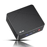 wo-we P6 Mini PC AMD Ryzen 5 3550H(Beats N150/N100/N97) Mini Computers, 16GB DDR4 RAM 512GB NVME SSD Gaming PC,Triple Display Dual HDMI Port&USB-C, WiFi 5/Bluetooth 5.0