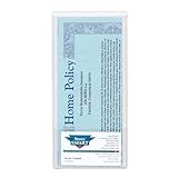 StoreSMART - Brochure Holder with Business Card Pocket - Clear Vinyl Plastic - 10 Pack - 8 3/4" x 4" - RE9414-10