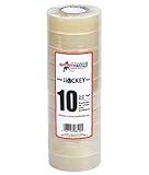Sports Tape SportsTape Clear Hockey Tape - for Socks and Gear, Easy to Stretch and Tear (10 Pack), One Size